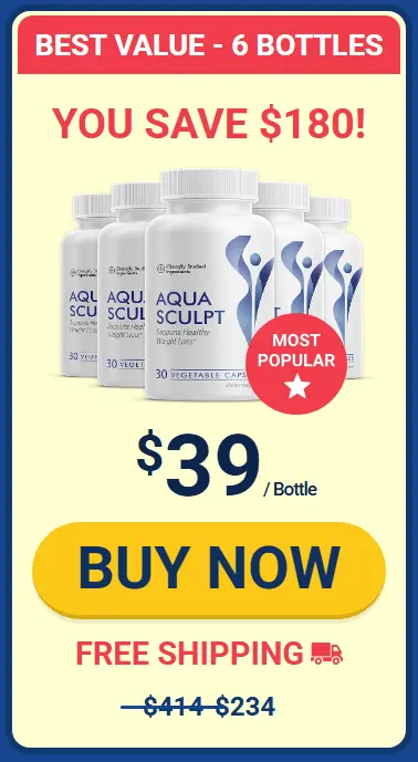AquaSculpt price 6 bottle